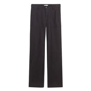 Madewell Petite Low-Slung Baggy Utility Pants Black Size 25P NWT
